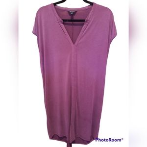 Lucky Brand Plum Midi Dress Size XL